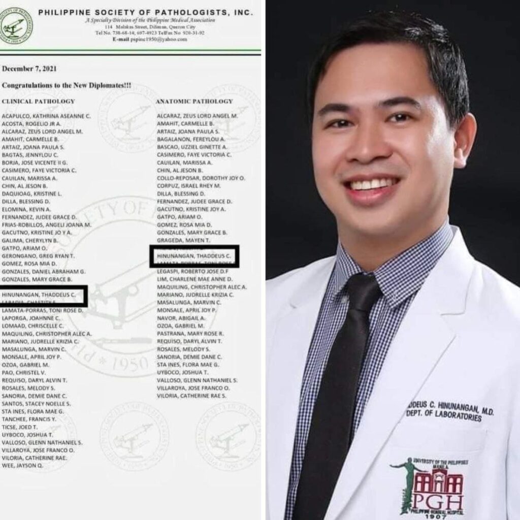 BOARD CERTIFIED ANATOMIC AND CLINICAL PATHOLOGIST